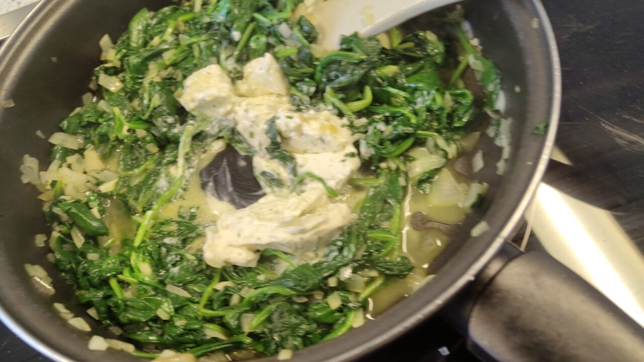 Spinazie Boursin Saus met Penne, foto 2
