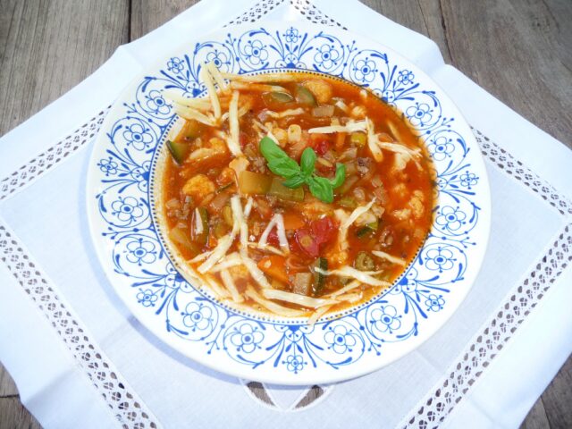Minestronesoep met Risoni (Maaltijdsoep)