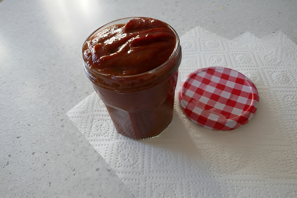 Amerikaanse BBQ-SAUS uit eigen keuken.....