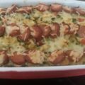Andijviestamppot uit de oven met spekjes paprika en creme fraiche