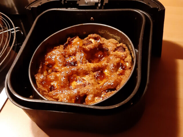 Appeltaart uit de airfryer