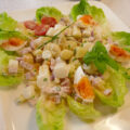 Asperges – Aardappelsalade met ham, bieslook en Belgische mayonaise