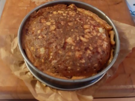 Hartig taartje met asperges, ham en kaas uit de Airfryer maar ook voor de oven