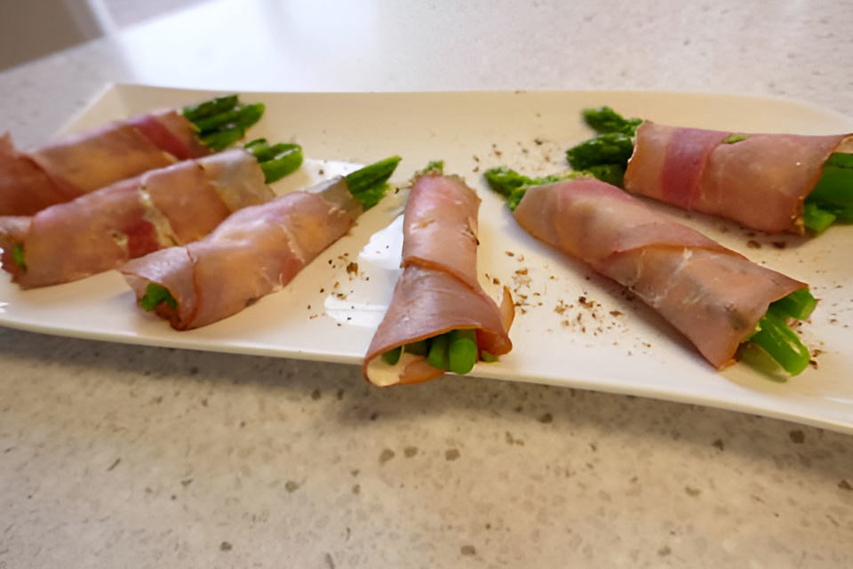Aspergetips met Filet D 'Ardenne