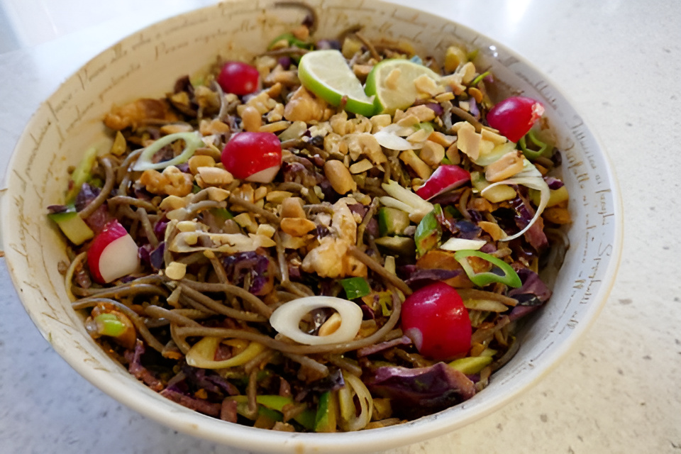 Aziatische Noedel Salade