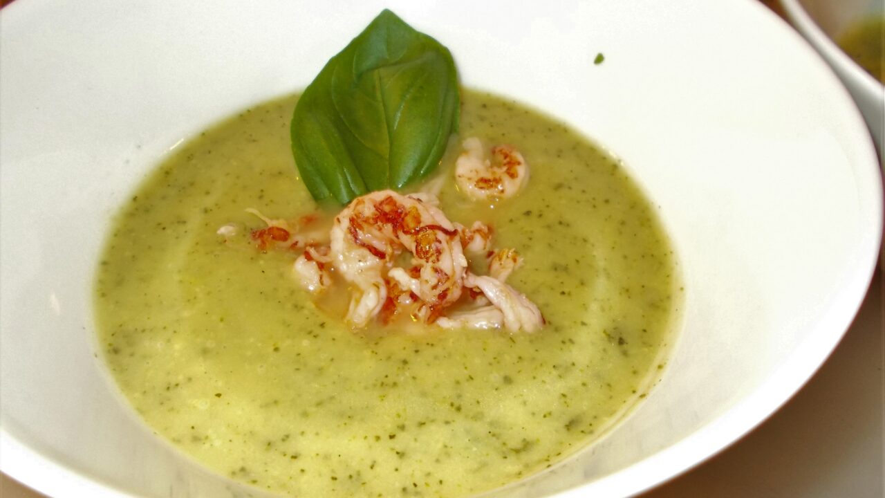 Waterkerssoep met gamba`s, foto 2