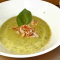 Waterkerssoep met gamba`s