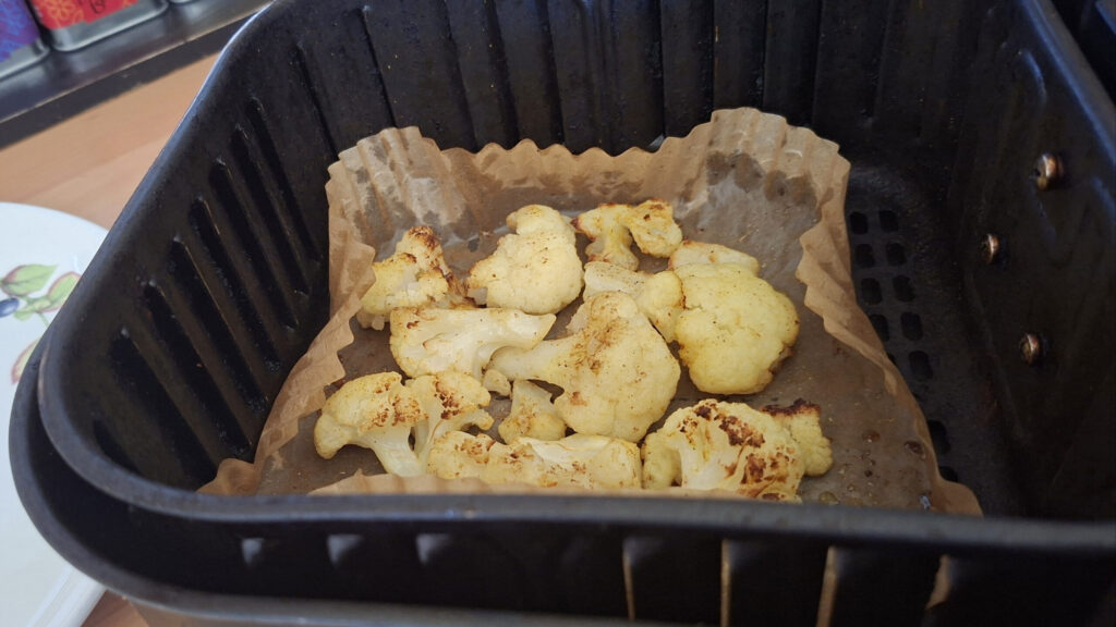 Bloemkool uit de airfryer