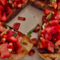 Bruschetta met tomaatjes en knoflook, de lekkerste