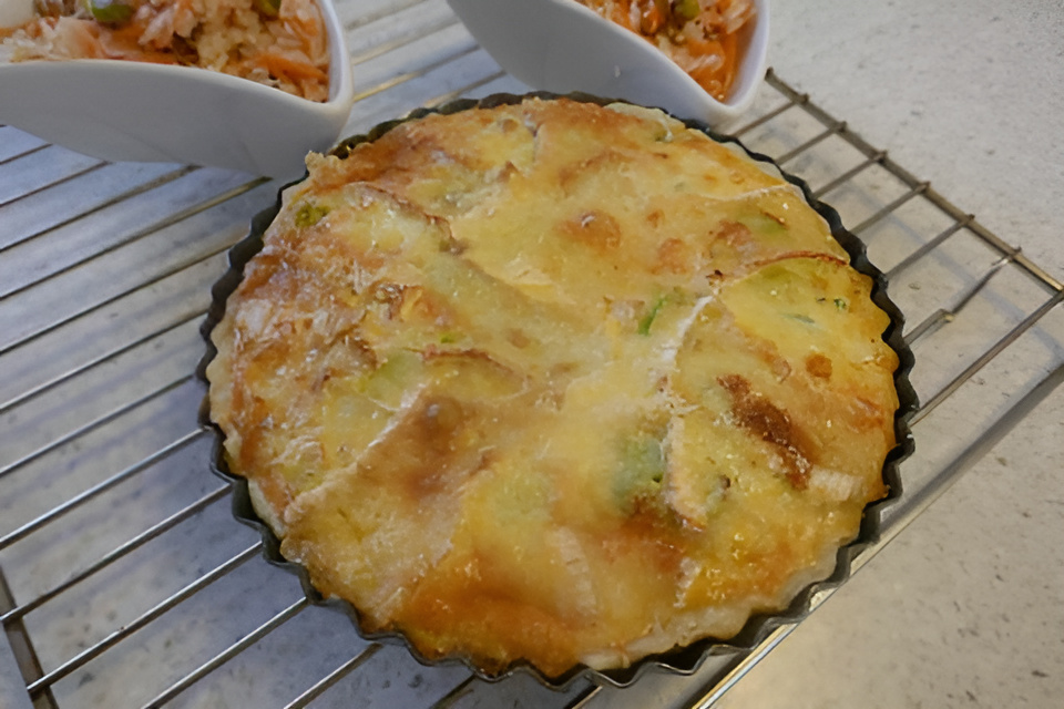 Budget Prei Quiche met Camembert van Ramon Brugman