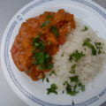 Camping gemak Romige kipstoof met paprika en courgette….