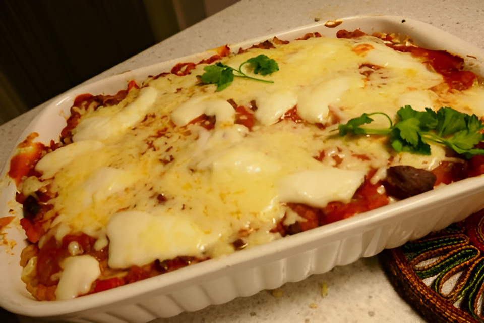 Double Cheese Macaroni Ovenschotel.