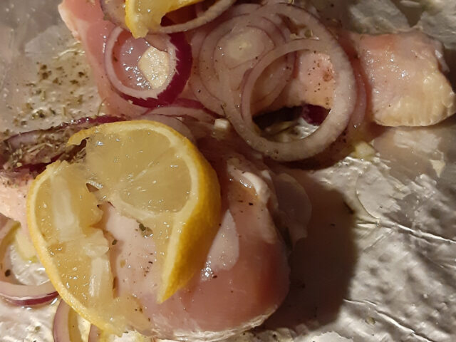 Pakketje met drumsticks uit de airfryer