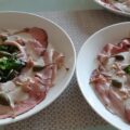 Carpaccio van fricandeau met tonijnsaus