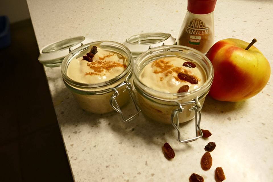 Griekse Appel- Kaneel Yoghurt