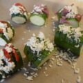 Hasselback Courgette uit oven of van de bbq…..met veel variaties.