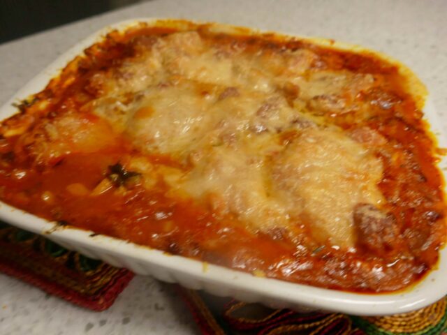 Italiaanse ovenschotel met kip en Grana Padana …. van Ramon.