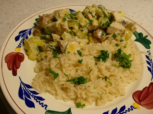 Kippenstoof met couscous en druiven van P. G