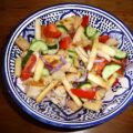 Panzanella met gegrilde asperges en tonijn