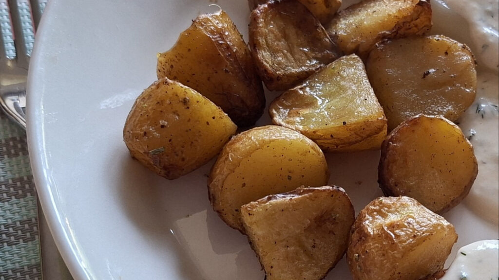 Knapperige gekruide krieltjes uit de airfryer