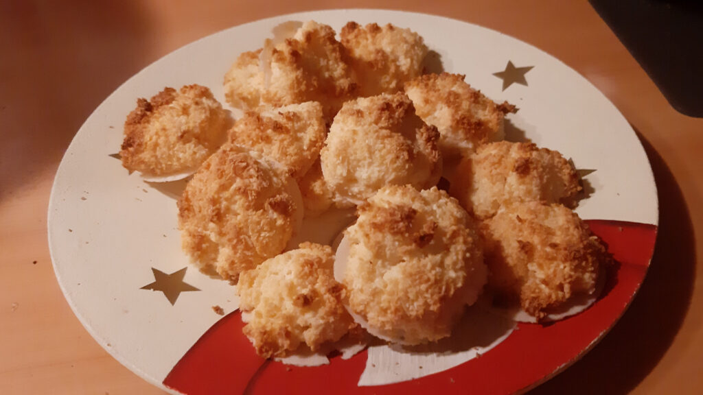 Kokosmakronen met maar twee ingrediënten