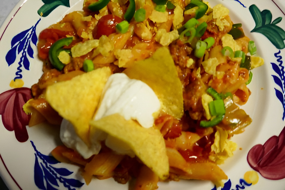 Kruidige Mexicaanse Pasta met een Licht Pittig Randje.