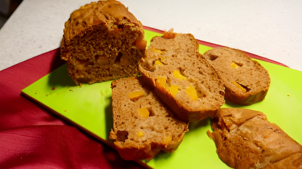 Kruidige Ontbijtcake met Perzik van Project Gezond