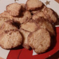 Boterkoekjes met een suiker-kaneelrandje