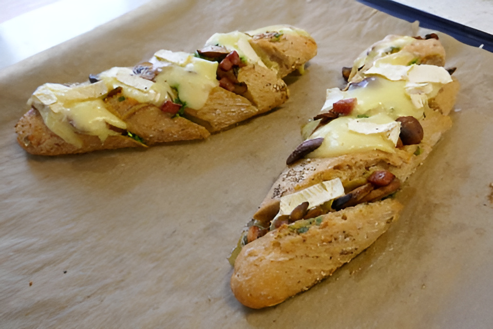 Met Camembert Gevulde Baguette.......