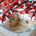 Moederdag – Aardbeientaart…….. Lekker No Bake.
