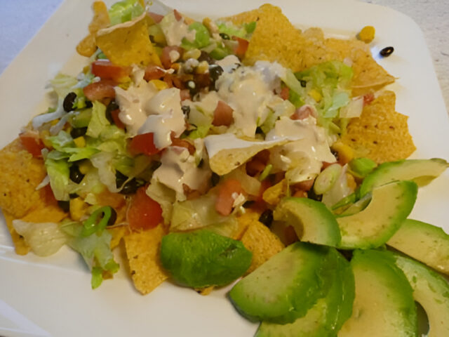 Nacho Lunch ( Diner) salade van Project Gezond…..