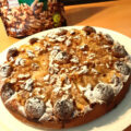 Perentaart met walnoten en amaretti
