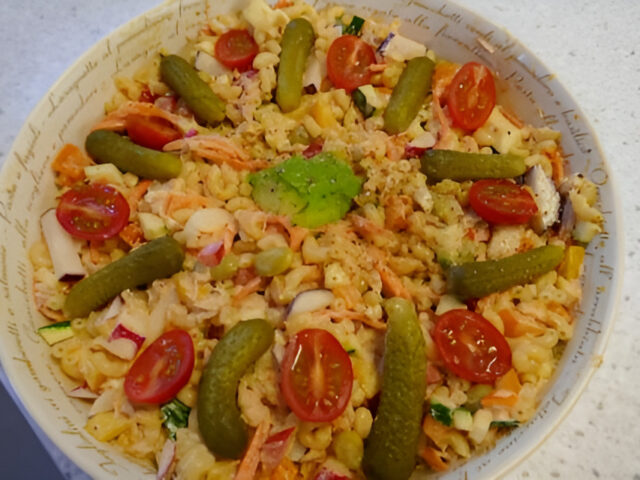 Pittige Pastasalade
