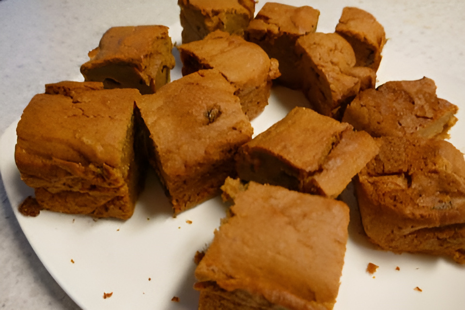 Pompoen- Gember- Kaneelcake van Project Gezond.....