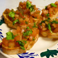 Project Gezond ….Basilicum-Tomaat -Bruschetta