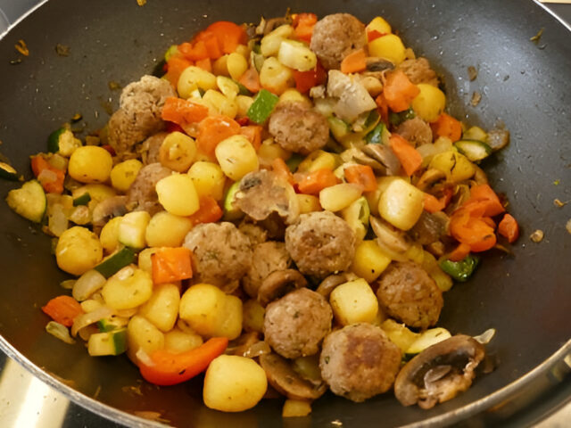 Provençaalse Roerbak, heerlijk alles uit slechts één pan…..
