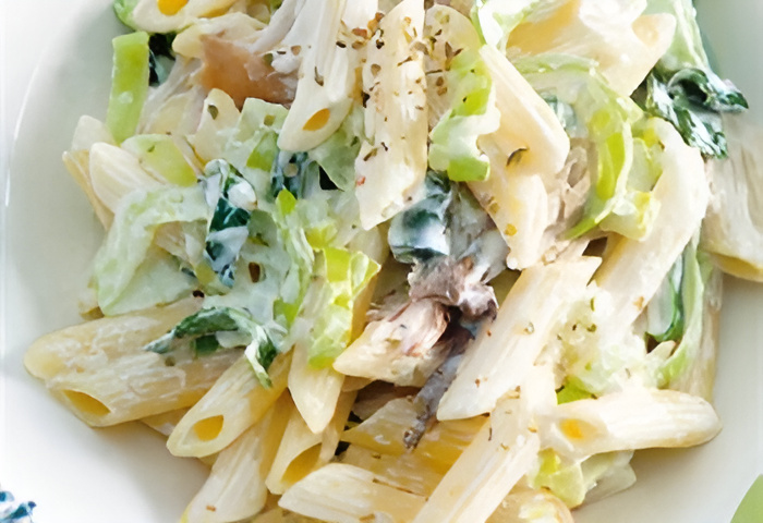Romige Preipasta Met Gerookte Makreel