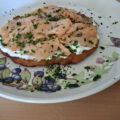 Rösti met kruidenkwark en gerookte zalm