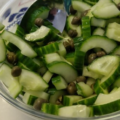Komkommer- Kappertjes Salade