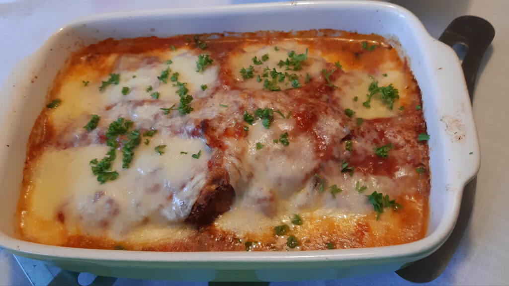 Schnitzel Parmigiana