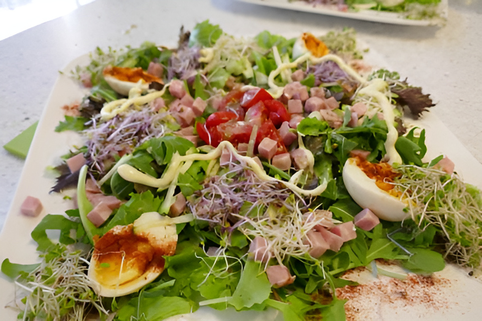 Smoked Eggs ...... zomermaaltijdsalade......