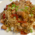 Snelle Zalm Teriyaki uit de Wok…..