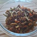 Bonenschotel met gehakt, paprika en Taco-kruiden