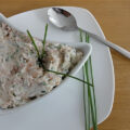 Super Snel Smeerseltje met gerookte zalm en roomkaas.