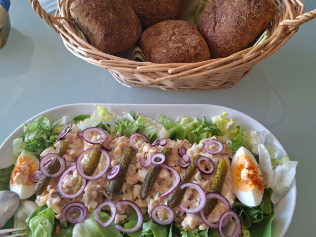 Tonijnsalade voor de lunch
