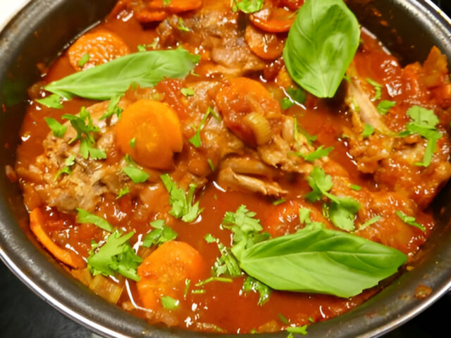 Toscaanse stoofpot met kip.