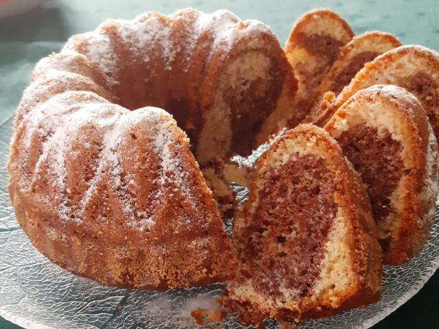 Vanille-chocolade tulband zonder boter
