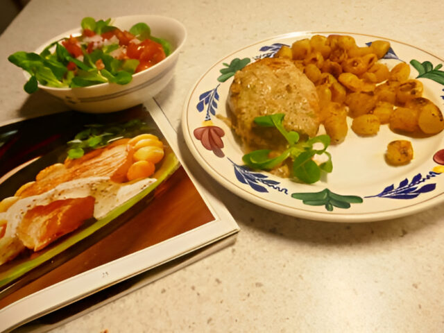 Varkensfilet met een zacht romige mosterdsaus