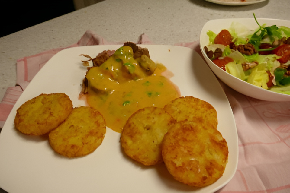 Varkenshaasje in lichtpittige mangosaus