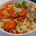 Warm Weer Pastasalade van Project Gezond met Tonijn en Sardientjes.